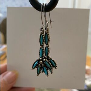 Vintage 1970's Turquoise Earrings